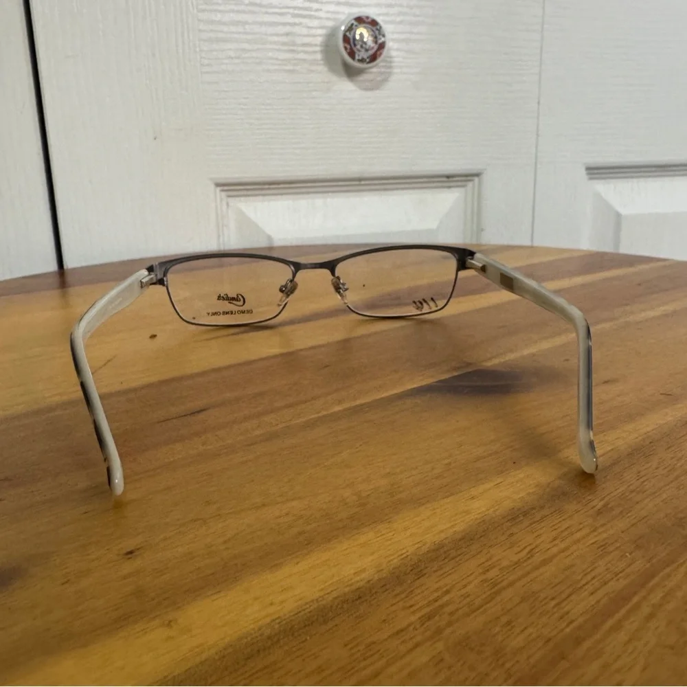 Candie’s C Onix BLK Black Half‎ rim cat eye eyeglasses frames 50 16 135